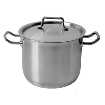 Oala inox profesionala HORECA 24х19.5сm-8.8lt cu capac Oala inox profesionala HORECA 24х19.5сm-8.8lt cu capac