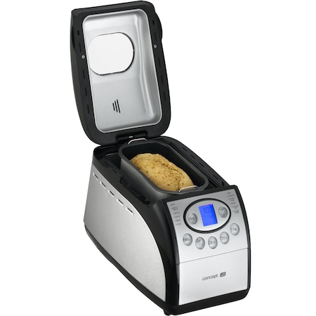 Masina de paine Concept PC5060, 800W, 1300 g, 12 programe, forme de baghete, Inox
