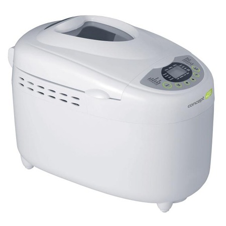 Masina de paine Concept PC5040, 850W, 1250 g, 12 programe, display LCD, Alb