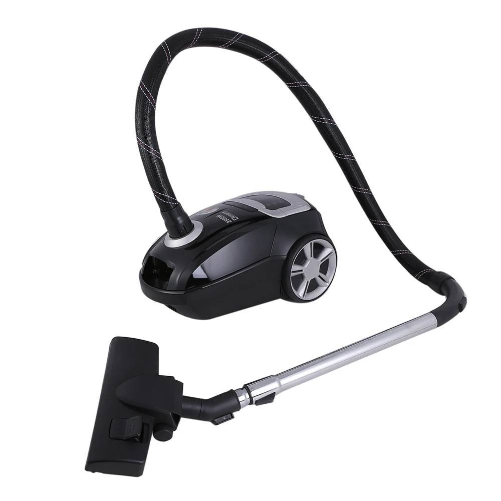 Aspirator Selani Italy 2500W cu filtru de aer HEPA si LED Display, super Silentios 7.5M raza de lucru, 6 nivele de Filtrare aer, Negru
