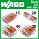 Conector de imbinare cu parghii pentru toate tipurile de conductor WAGO 221 Max. 4 mm² 105 BUC