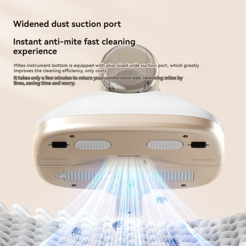 Aspirator fara fir, 120W, sterilizare UVC, 8500Pa, capacitate cupa de praf 260ml, 2000mAh, potrivit pentru lucrari de curatenie casnica, alb