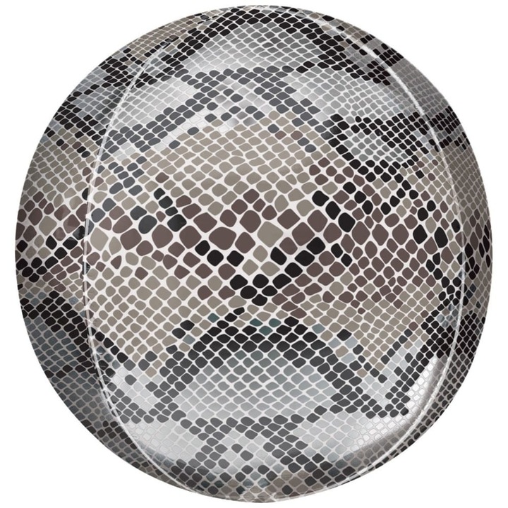 Balon folie orbz animal print crocodil, 50 cm, DOMI PARTY&GIFTS