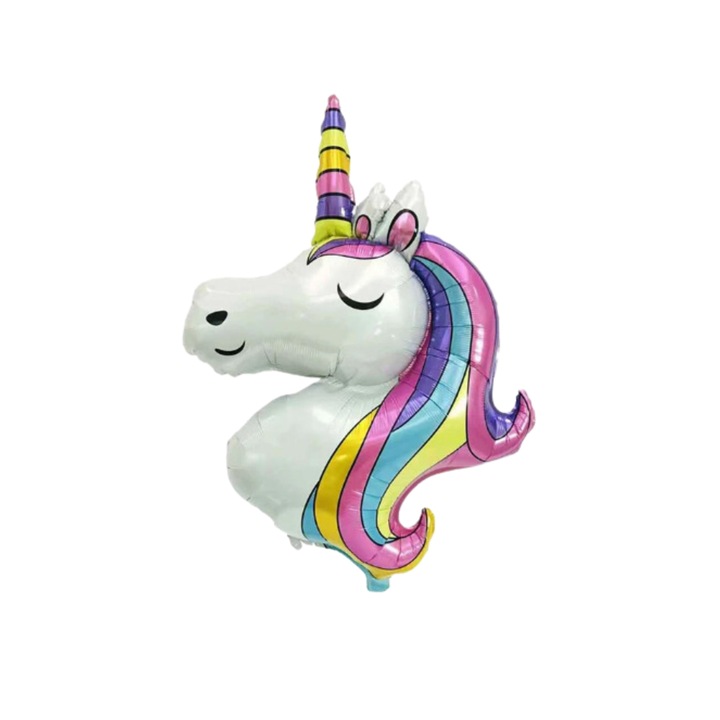 Fólia lufi, Unicorn, 90 cm, DOMI PARTY&GIFTS