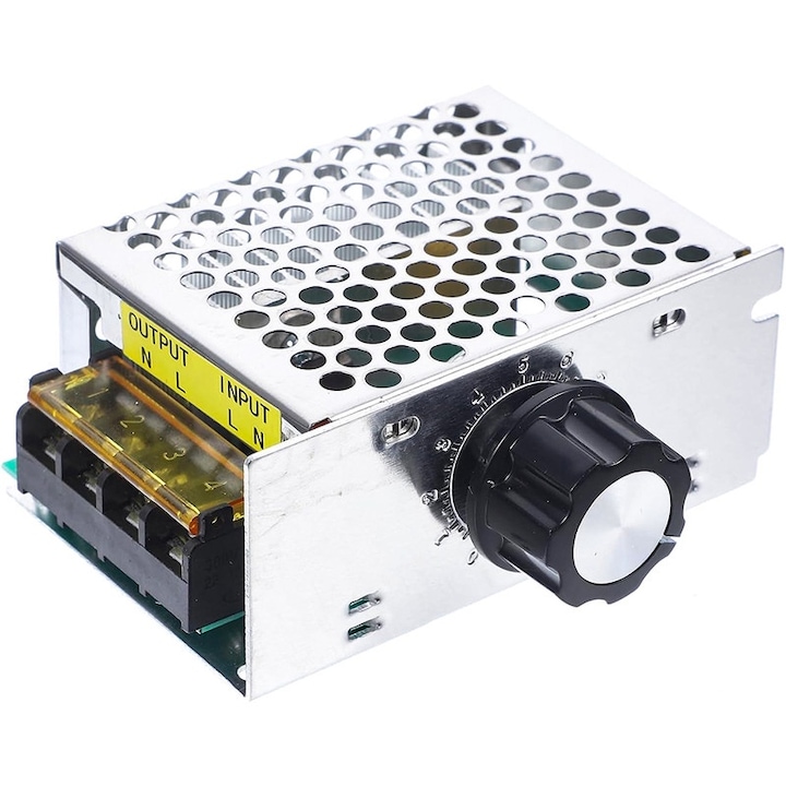 JZRO motor fordulatszám szabályozó modul, 4000W, 20A, 110-230VAC, dimmer