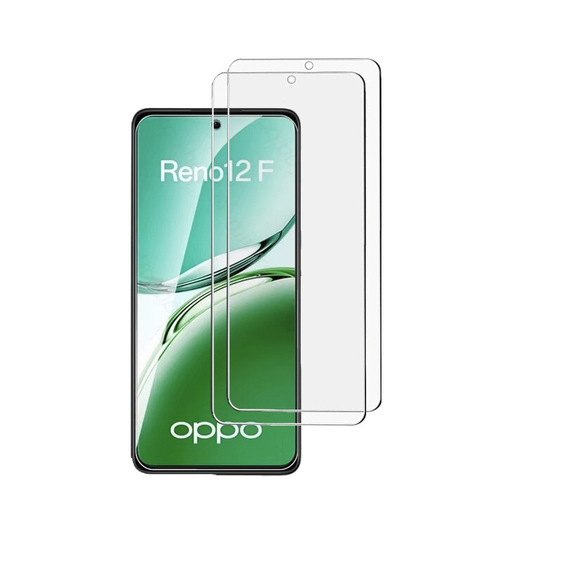 Folie protectie telefon, 2 bucati, sticla securizata, pentru Oppo Reno12 F / Reno12 FS