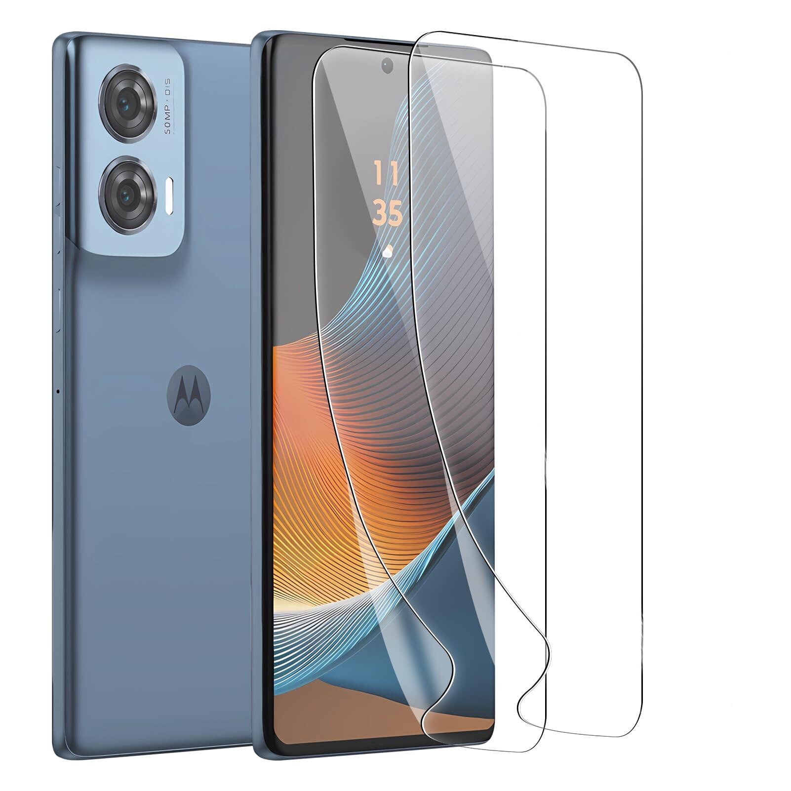 Folie protectie telefon, 2 bucati, pentru Motorola Moto Edge 50 Neo, film cu coagulare a apei