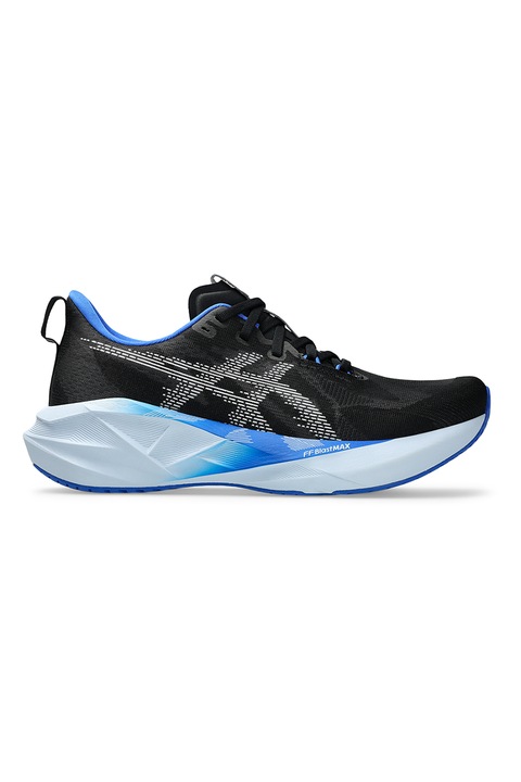 Asics, Обувки Novablast 5 за бягане, Черен/Кралско Синьо/Бял
