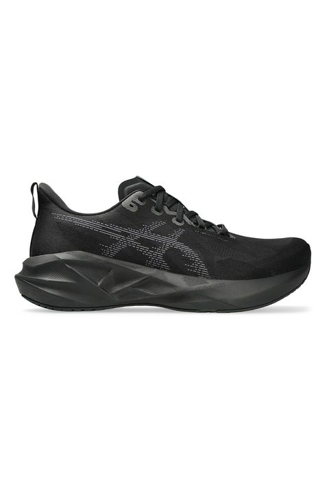 Asics, Pantofi Novablast 5 pentru alergare, Negru/Gri inchis