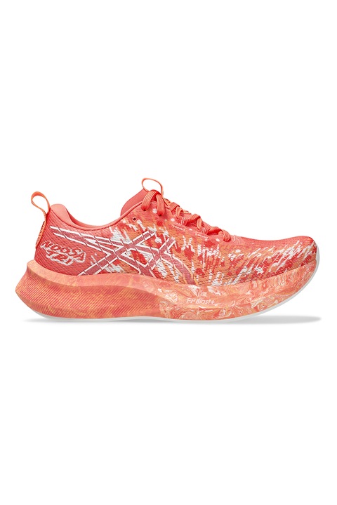 Asics, Pantofi cu amortizare pentru alergare Noosta Tri 16, Alb/Portocaliu deschis
