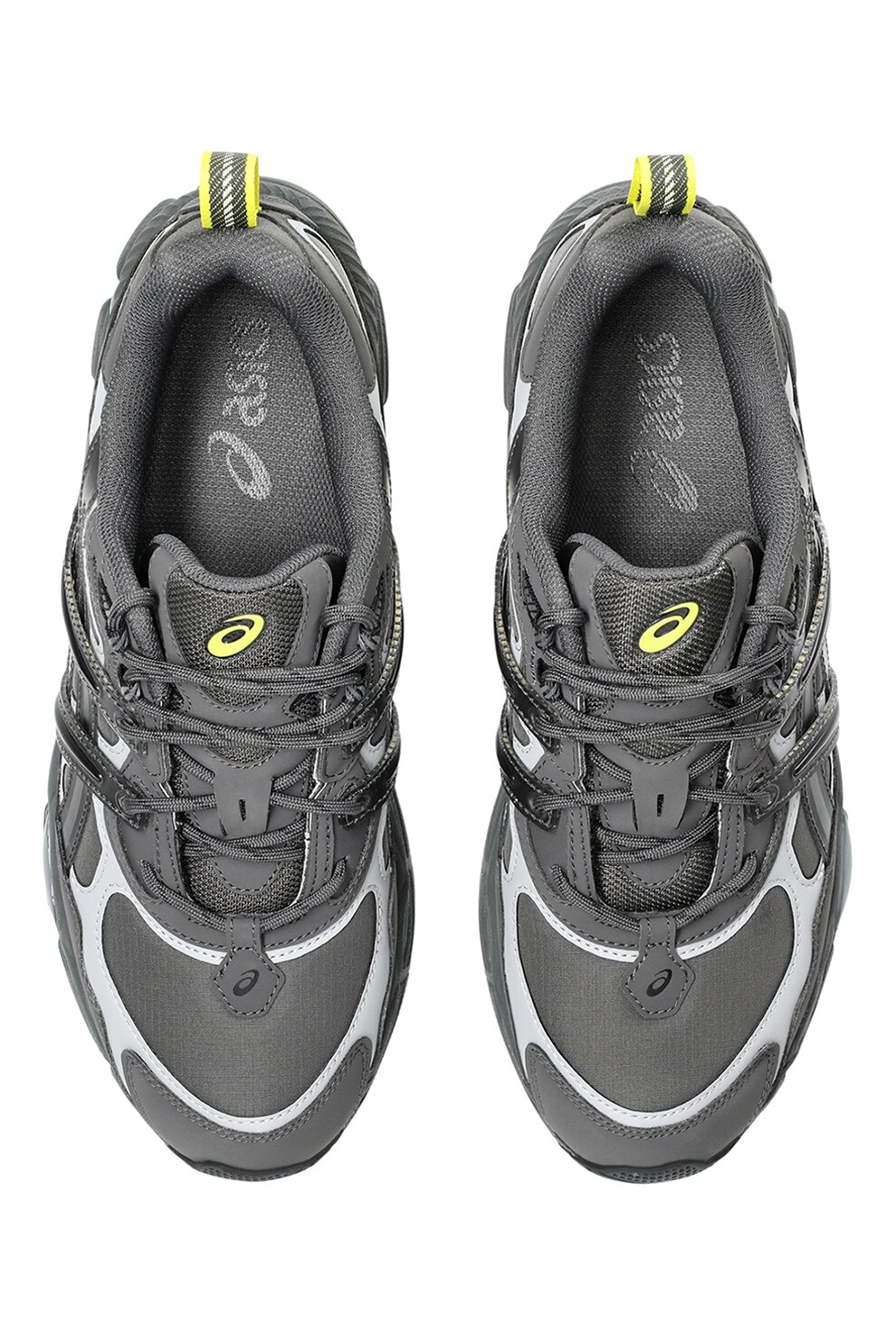 Asics, Pantofi sport cu sireturi Gel-Nyc Utility, Alb murdar, Gri