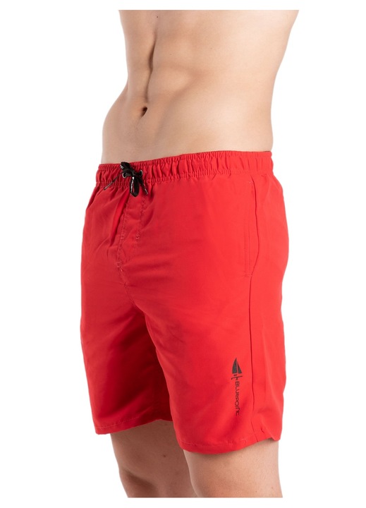 Costum de baie barbati, Bluepoint, 3 buzunare, Textil, Rosu, S INTL