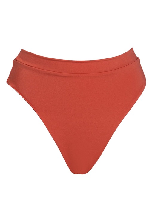 Slip de baie dama, Bluepoint, Bikini cu talie inalta, Bronz, Elastan, S INTL