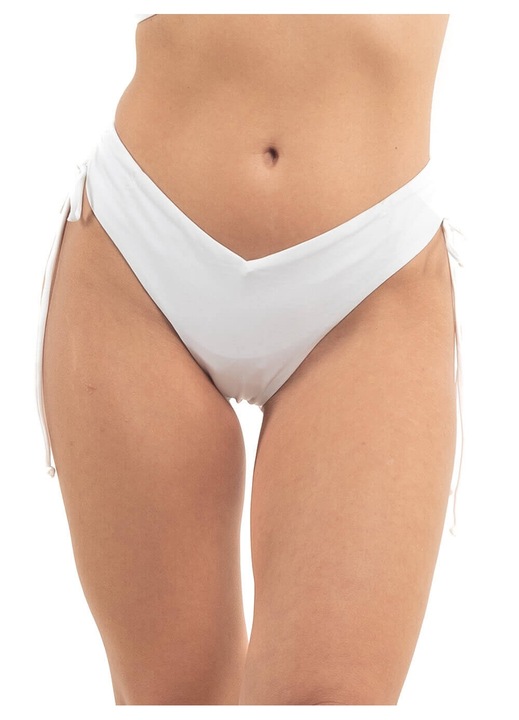 Slip de baie dama, Bluepoint, V-line, Alb, Elastan