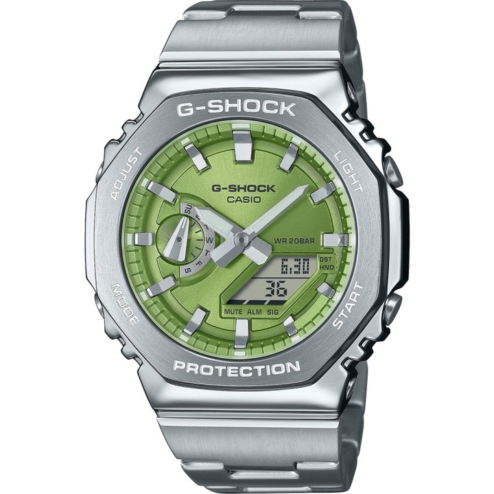 Ceas barbatesc Casio GM-2110D-3AER Quartz Argintiu