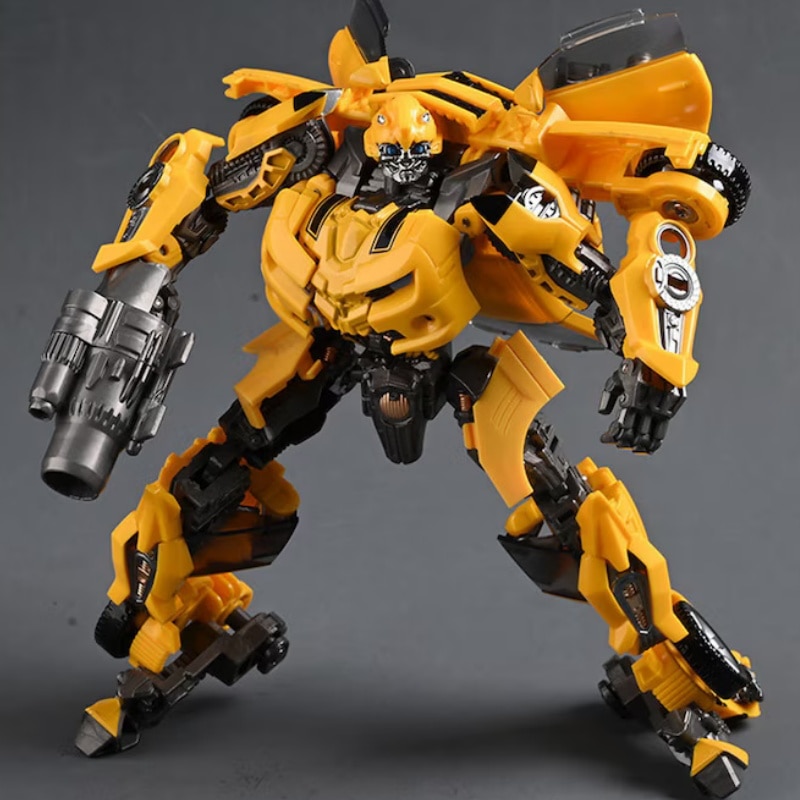 Robot Transformers Bumblebee, transformabil, galben, 19 cm, set cu