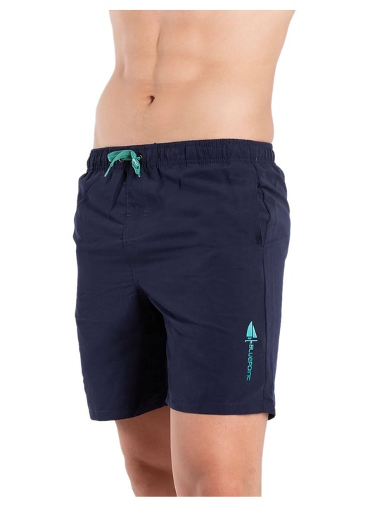 Costume de baie barbati, Bluepoint, 3 buzunare, Elastan, Albastru, 2XL INTL