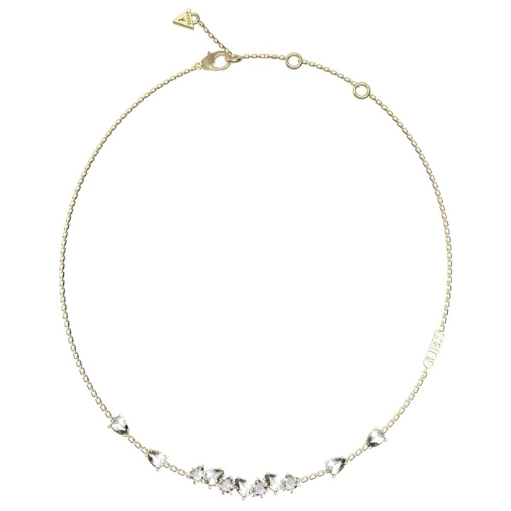 Colier Guess Wonderlights cu cristale JUBN04404JWYGT-U, Auriu