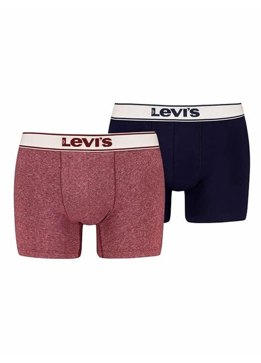 Boxeri Levi's Vintage Heather, set 2 buc, multicolor, Roz/Bleumarin