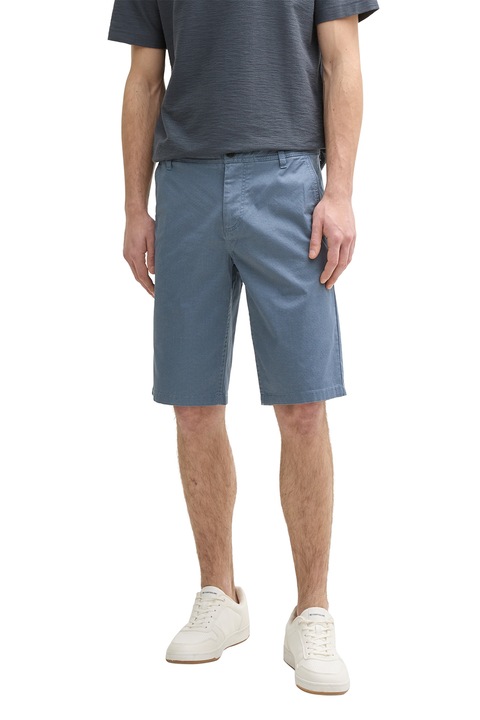 Tom Tailor, Bermude chino slim fit, Albastru prafuit, 31