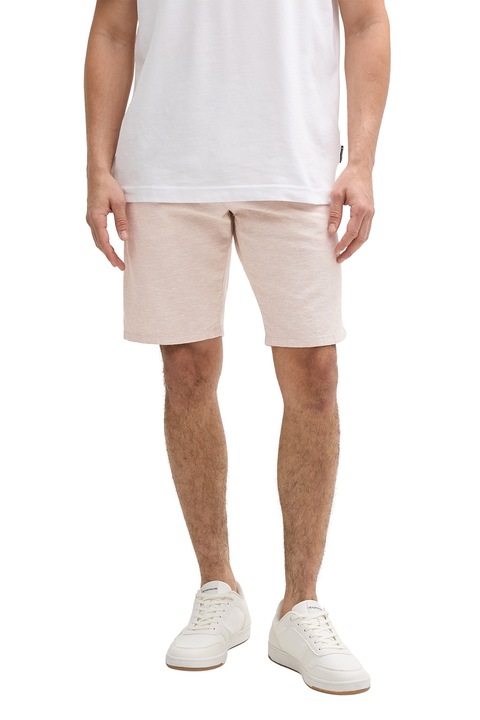 Tom Tailor, Bermude chino din amestec de lyocell, Crem, 31