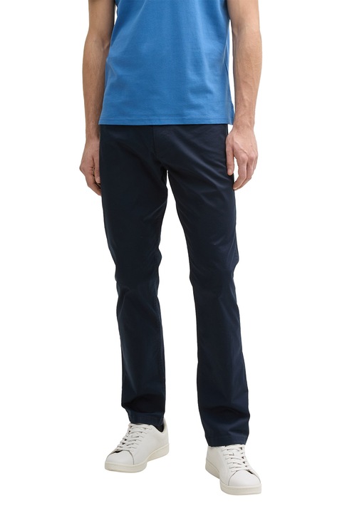 Tom Tailor, Pantaloni drepti cu buzunar cu fermoar, Albastru ultramarin, W31-L32