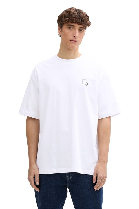 Tom Tailor, Bő fazonú póló mintával a hátoldalán, Fehér