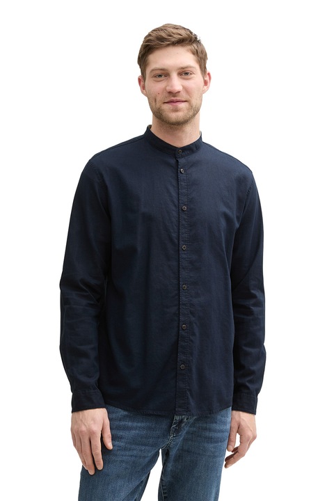 Tom Tailor, Camasa regular fit cu maneci lungi, Albastru ultramarin