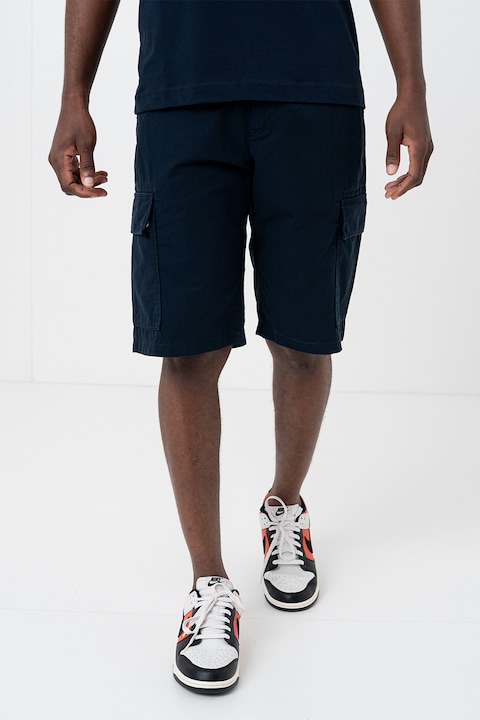 Tom Tailor, Bermude cargo de bumbac, Bleumarin