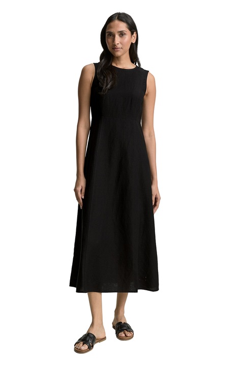 Tom Tailor, Lentartalmú ujjatlan midiruha, Fekete, S