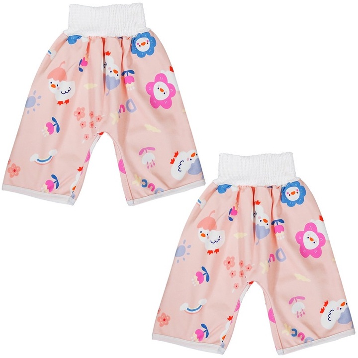 Комплект от 2 водоустойчиви памперса за бебета, M 0-4 години