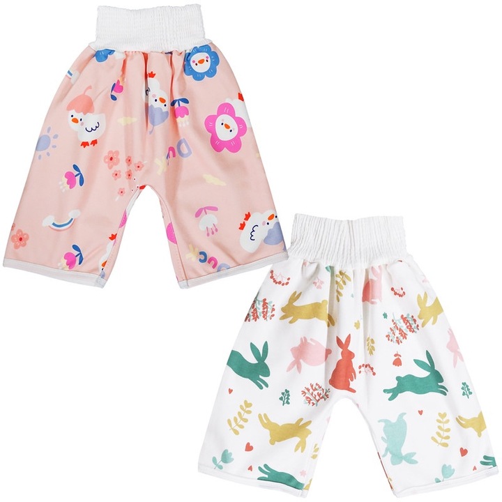 Set 2 chilotei impermeabili ZHONYEE, L, 4-8 ani, multicolor, 17.6x7 inch