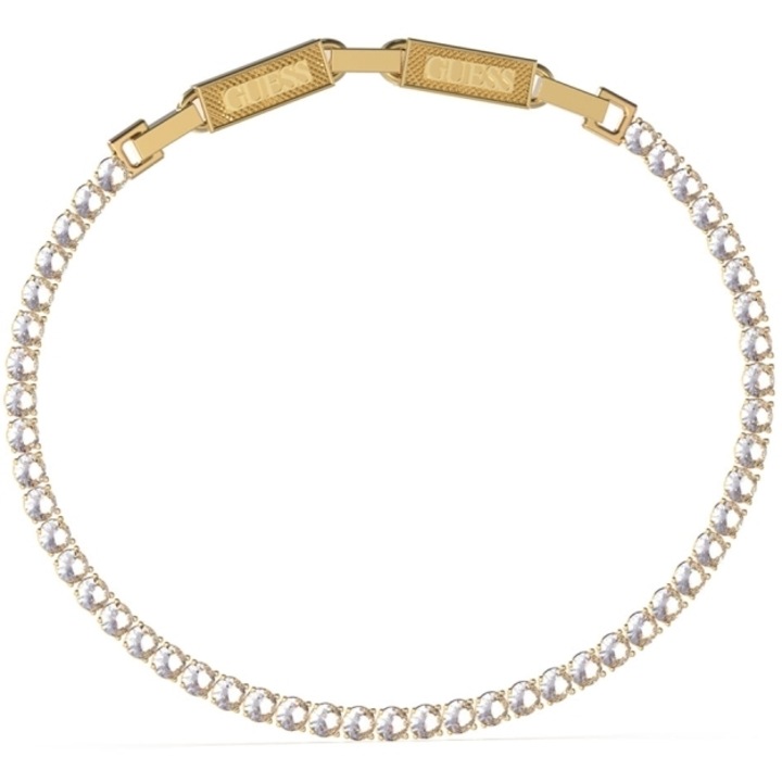 Bratara Guess Eternity tennis si cristale JUMB03237JWYGT-U, Auriu