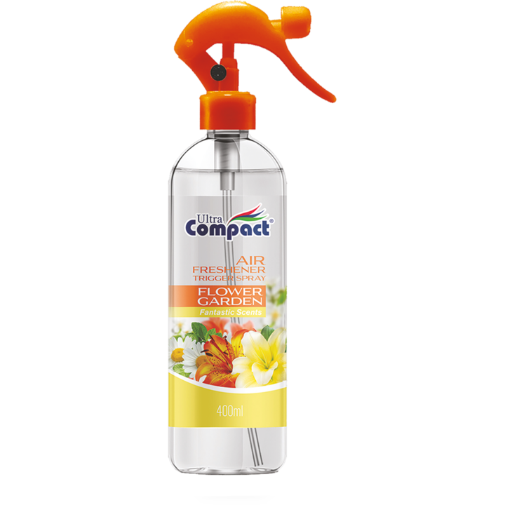 Virágoskert légfrissítő spray, frissesség és intenzív virágos parfüm, ultrakompakt, 400 ml