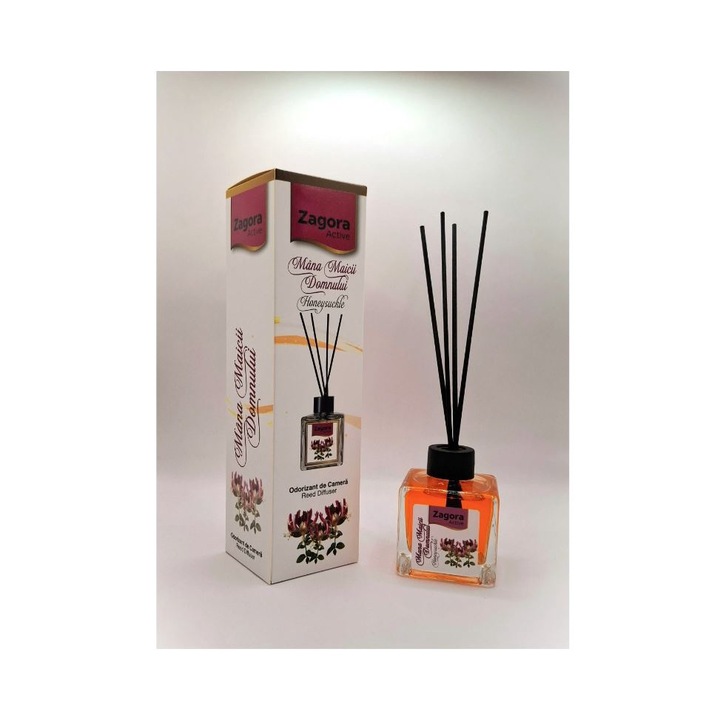 Odorizant de camera cu betisoare, Zagora Active Mana Maicii Domnului, 120ml