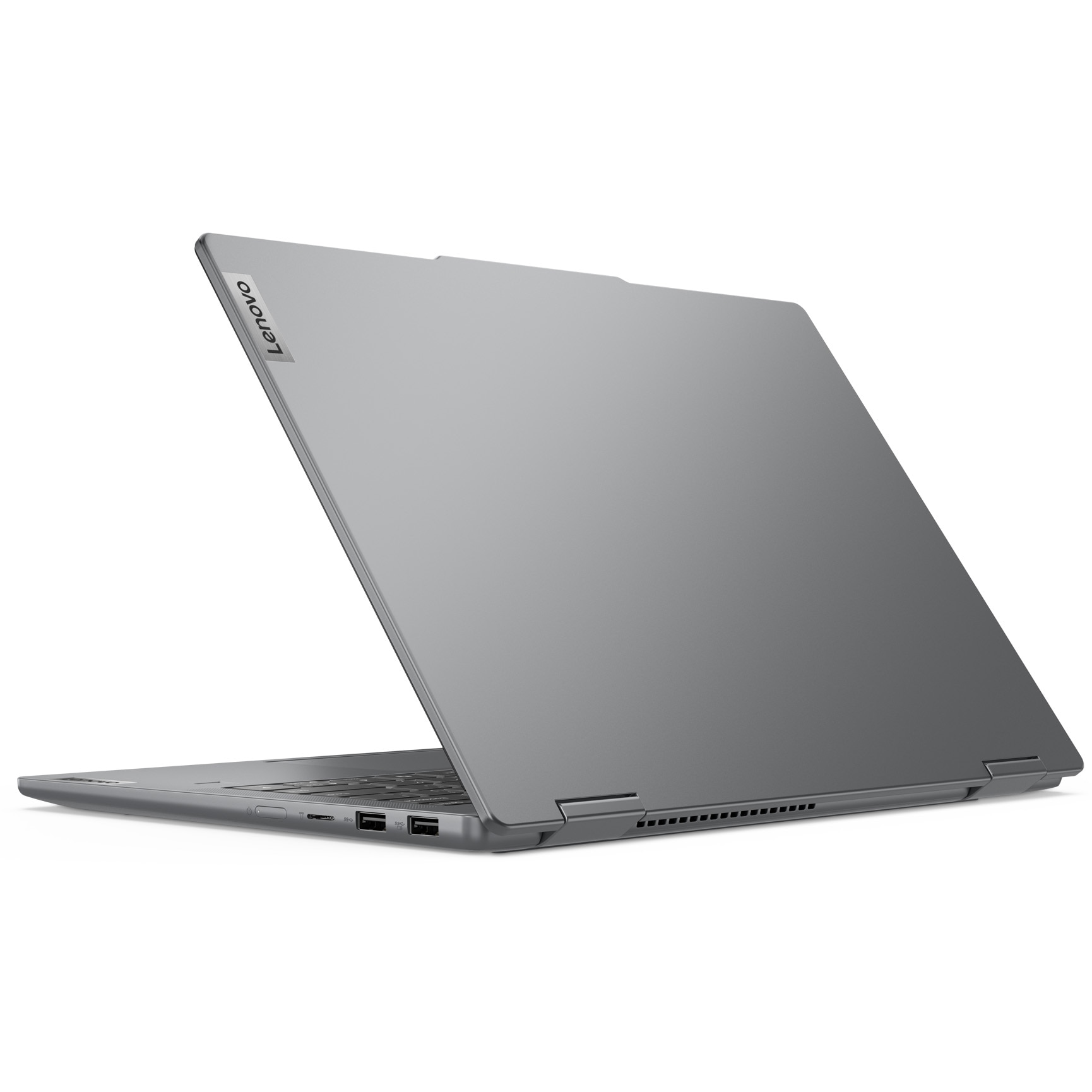 Laptop Lenovo IdeaPad 5 2-in-1 14IRH9 cu procesor Intel® Core™ i7-13620H pana la 4.9GHz, 14" WUXGA, OLED, Touch, 16GB LPDDR5x RAM, 1TB SSD, Intel® UHD Graphics, No OS, Luna Grey