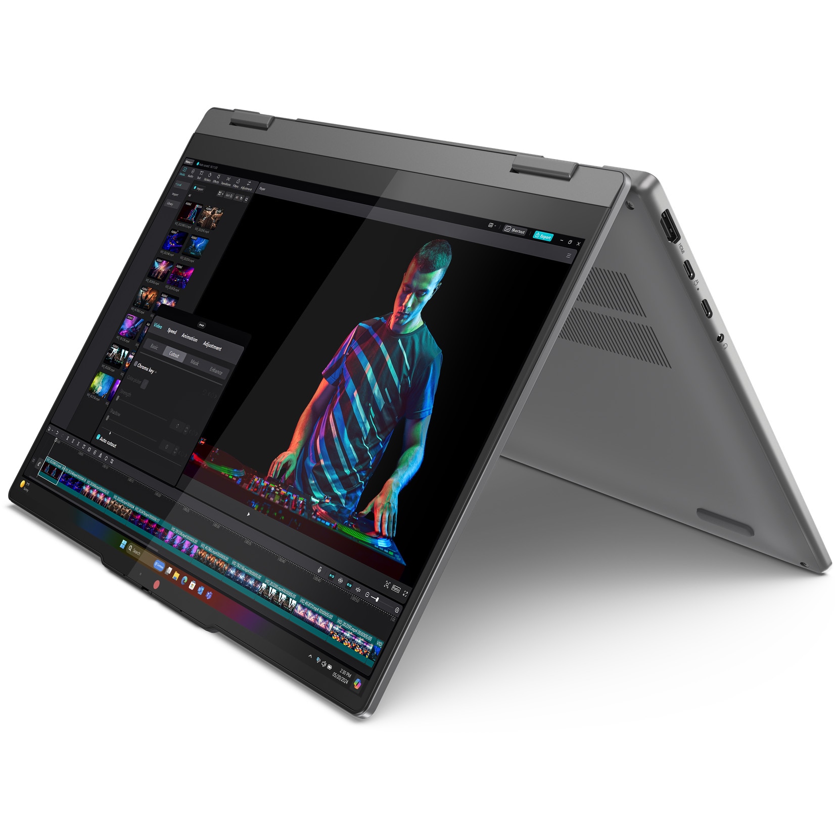 Lenovo ideaPad 2in1 Ryzen 5 メモリ16gb Laptop Lenovo IdeaPad 5 2-in-1 14Q8X9 cu procesor Snapdragon® X