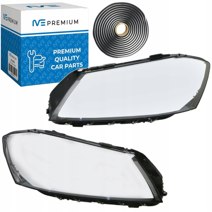 Sticla pentru far, ME Premium, VW Passat B7 2010-2014, kit de reparatie nou, fabricat din materiale foarte bune, utilizare pe termen lung