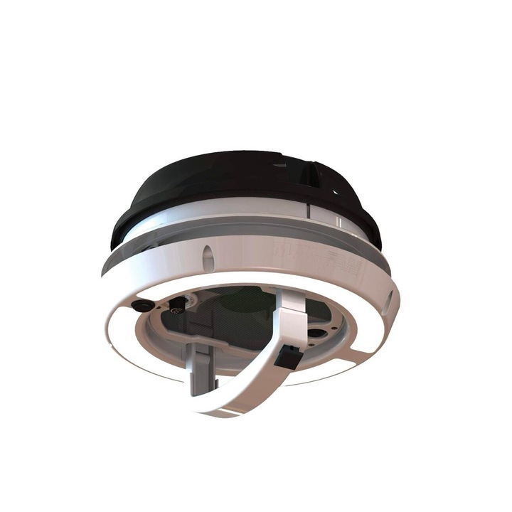 12V вентилатор с LED MaxxFan Dome PLus черен за каравана, кемпер, кемпер