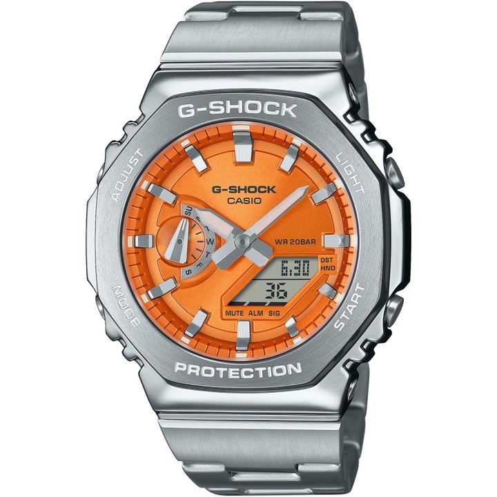Ceas barbatesc Casio GM-2110D-4AER Quartz Argintiu