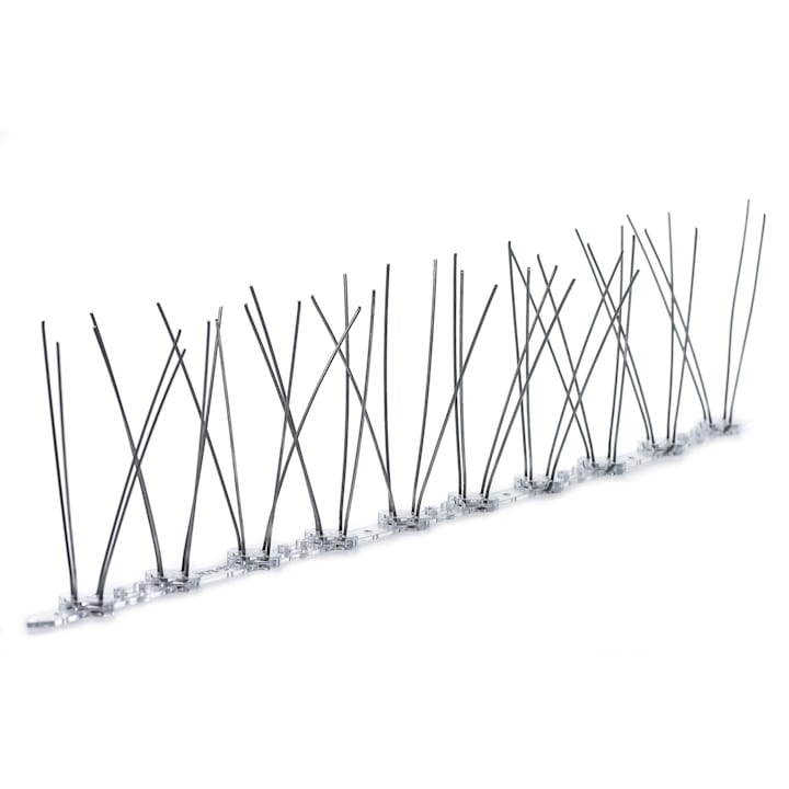Шипове против птици, против гълъби, врабчета или скорци, За покриви, стрехи, климатици, 40 шипа V - 50 см