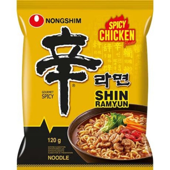 Supa instant de pui picant Shin Ramyun 120g Nongshim
