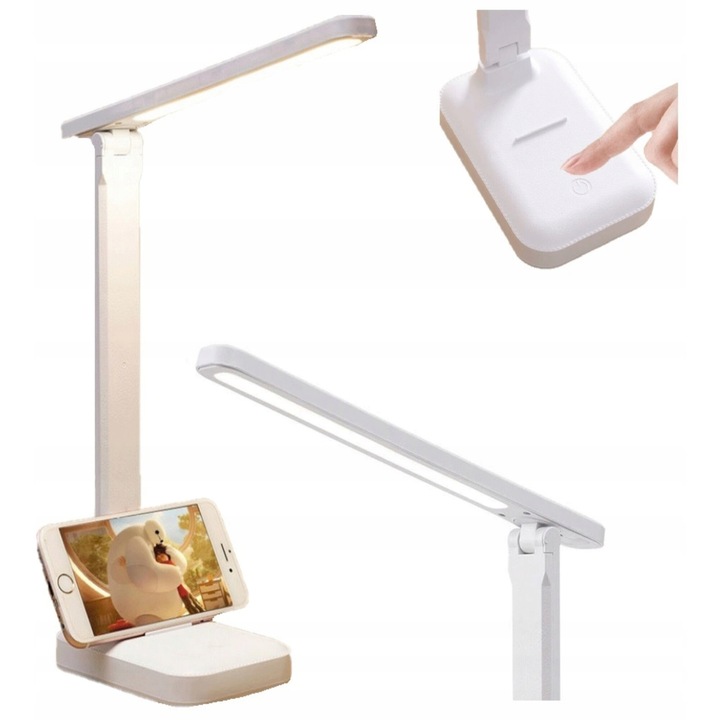 Lampa LED DexXer, set, cu suport telefon, reglabile, alimentare USB, 5V, 1A