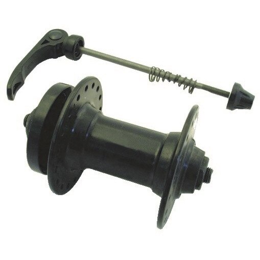 Butuc Fata Aluminiu Disc 36H Negru