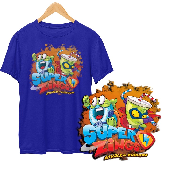 Gyermek póló - SUPER ZINGS, Dodo, Cotton, Blue