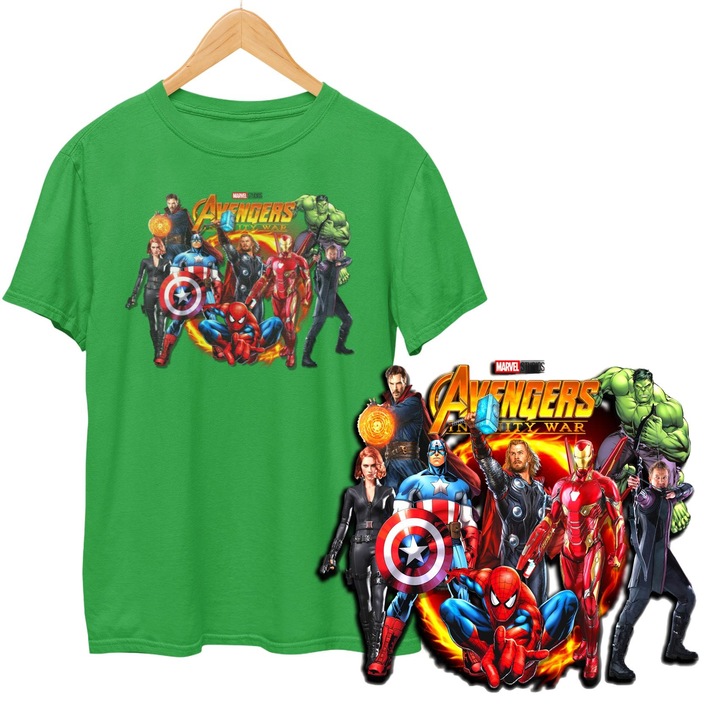 Gyerek póló - AVENGERS, Dodo, Cotton, Green