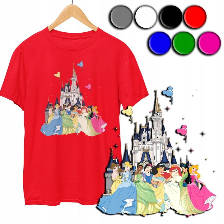 Gyerek póló, Dodo, Pamut, Piros DISNEY PRINCESSES