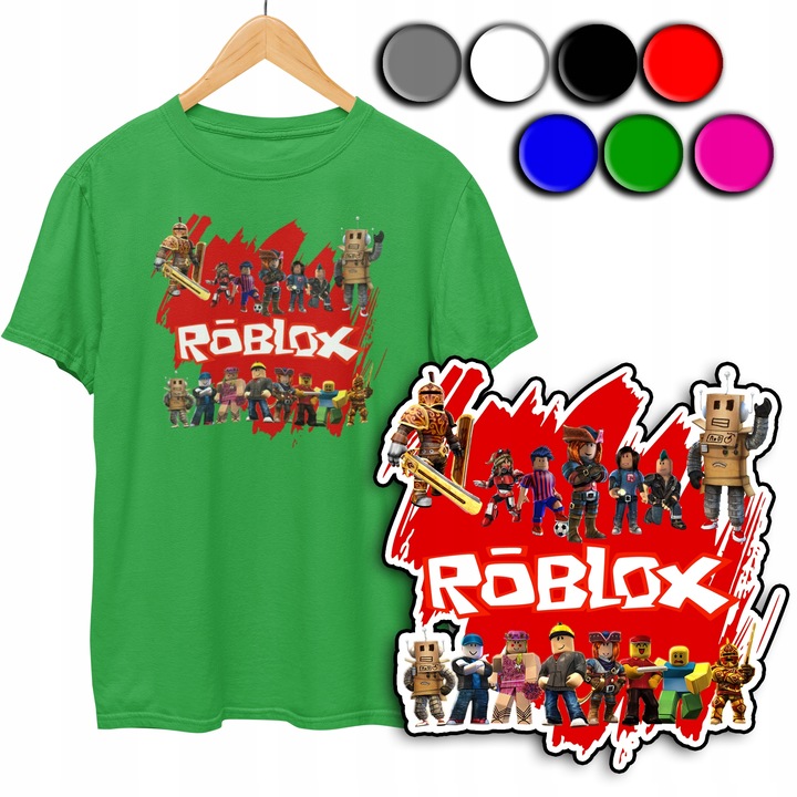 Roblox, Dodo, pamut, zöld gyerek póló