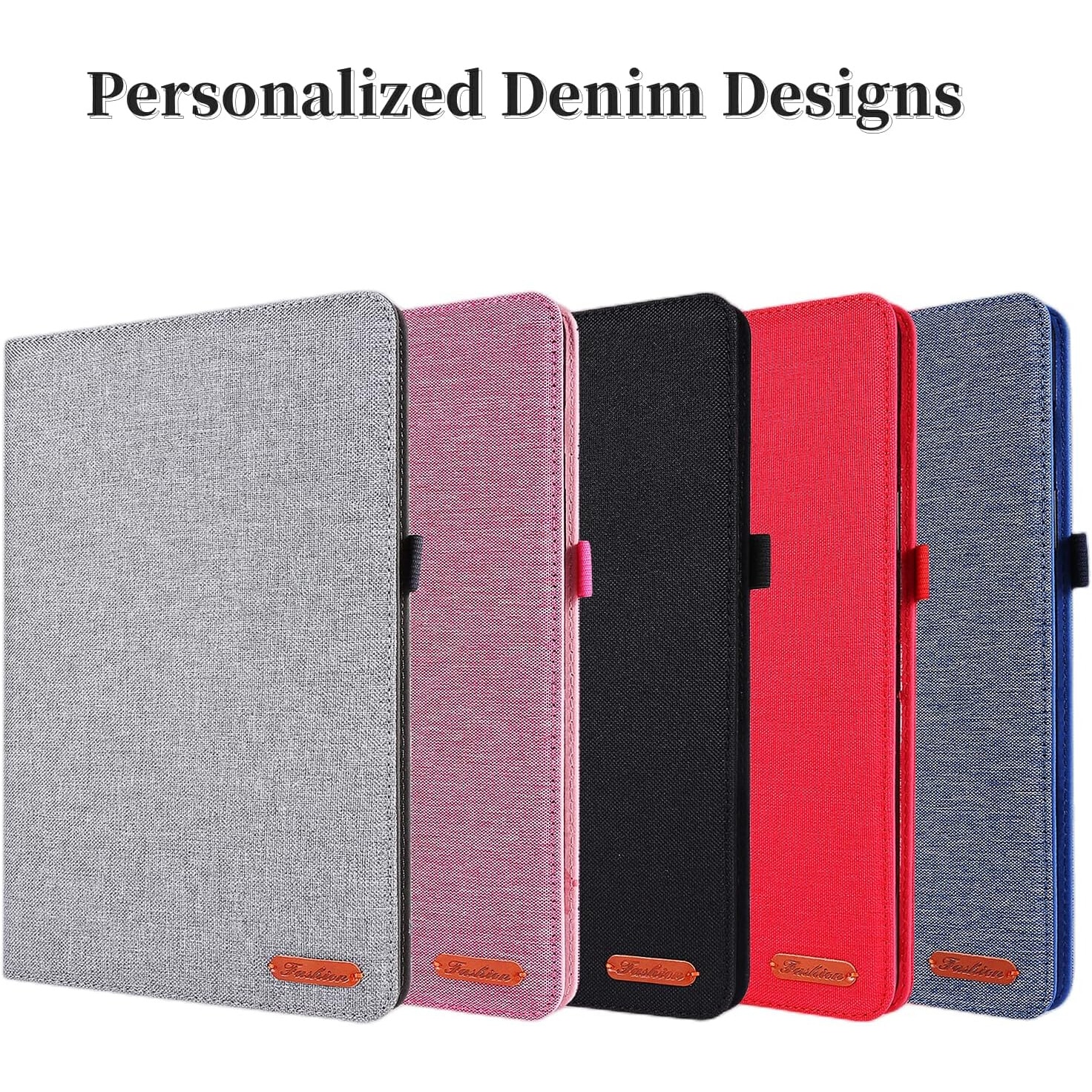 Husa de protectie pentru tableta Samsung Galaxy Tab A9 Plus 11 inch, Mawzyxrt, design unic cu clapeta, negru