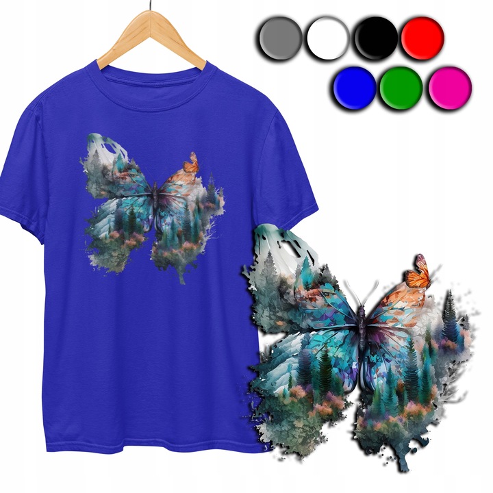 Gyermek póló, Dodo, Pamut, Kék BUTTERFLIES BUTTERFLIES BUTTERFLY